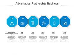 Advantages partnership business ppt powerpoint presentation gallery themes cpb