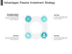 Advantages passive investment strategy ppt powerpoint presentation file summary cpb