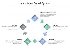 Advantages payroll system ppt powerpoint presentation portfolio information cpb