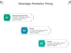 Advantages penetration pricing ppt powerpoint presentation professional summary cpb