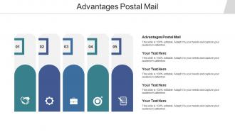 Advantages postal mail ppt powerpoint presentation show background image cpb