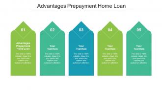 Advantages Prepayment Home Loan Ppt Powerpoint Presentation Layouts Pictures Cpb
