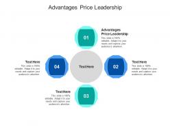 Advantages price leadership ppt powerpoint presentation visual aids inspiration cpb