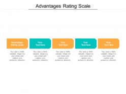Advantages rating scale ppt powerpoint presentation pictures clipart cpb
