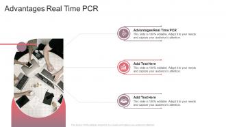 Advantages Real Time Pcr In Powerpoint And Google Slides Cpb