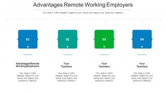 Advantages Remote Working Employers Ppt PowerPoint Presentation Portfolio Clipart Cpb
