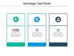 Advantages saas model ppt powerpoint presentation infographics background image cpb