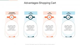 Advantages Shopping Cart In Powerpoint And Google Slides Cpb