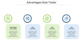 Advantages Sole Trader In Powerpoint And Google Slides Cpb