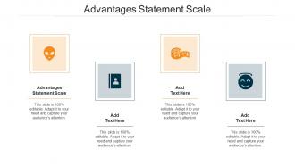 Advantages Statement Scale Ppt Powerpoint Presentation Styles Slideshow Cpb