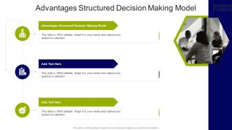 Advantages Structured Decision Making Model In Powerpoint And Google Slides Cpb