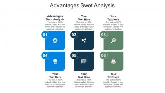 Advantages swot analysis ppt powerpoint presentation styles cpb