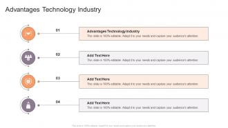 Advantages Technology Industry In Powerpoint And Google Slides Cpb