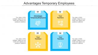 Advantages temporary employees ppt powerpoint presentation model file formats cpb