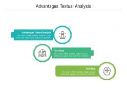 Advantages textual analysis ppt powerpoint presentation ideas design ideas cpb