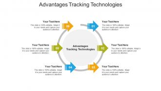 Advantages tracking technologies ppt powerpoint presentation summary images cpb
