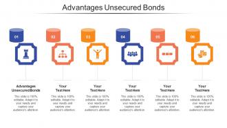 Advantages Unsecured Bonds Ppt Powerpoint Presentation File Picture Cpb