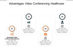 Advantages video conferencing healthcare ppt powerpoint presentation pictures good cpb