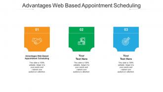 Advantages web based appointment scheduling ppt powerpoint presentation ideas cpb