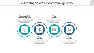 Advantages web conferencing tools ppt powerpoint presentation slides visuals cpb