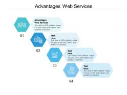 Advantages web services ppt powerpoint presentation professional demonstration cpb