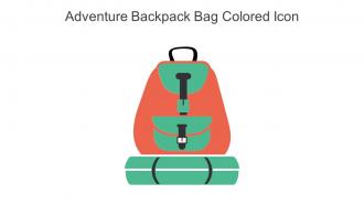 Adventure Backpack Bag Colored Icon In Powerpoint Pptx Png And Editable Eps Format
