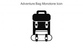 Adventure Bag Monotone Icon In Powerpoint Pptx Png And Editable Eps Format