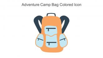 Adventure Camp Bag Colored Icon In Powerpoint Pptx Png And Editable Eps Format