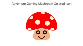 Adventure Gaming Mushroom Colored Icon In Powerpoint Pptx Png And Editable Eps Format