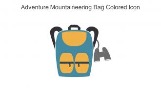 Adventure Mountaineering Bag Colored Icon In Powerpoint Pptx Png And Editable Eps Format