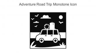Adventure Road Trip Monotone Icon In Powerpoint Pptx Png And Editable Eps Format