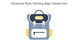 Adventure Rock Climbing Bag Colored Icon In Powerpoint Pptx Png And Editable Eps Format
