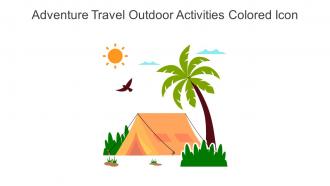 Adventure Travel Outdoor Activities Colored Icon In Powerpoint Pptx Png And Editable Eps Format