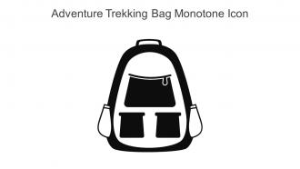 Adventure Trekking Bag Monotone Icon In Powerpoint Pptx Png And Editable Eps Format