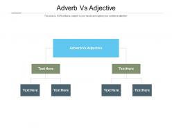 Adverb vs adjective ppt powerpoint presentation icon guide cpb