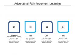 Adversarial reinforcement learning ppt powerpoint presentation ideas guidelines cpb