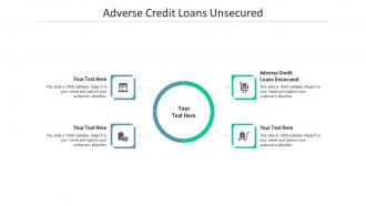 Adverse credit loans unsecured ppt powerpoint presentation summary cpb