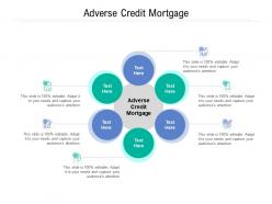 Adverse credit mortgage ppt powerpoint presentation summary picture cpb