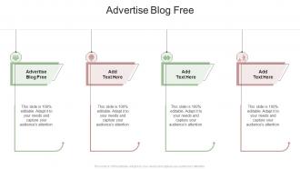 Advertise Blog Free In Powerpoint And Google Slides Cpb
