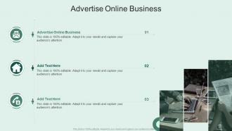 Advertise Online Business In Powerpoint And Google Slides Cpb
