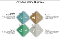 Advertise online business ppt powerpoint presentation summary microsoft cpb