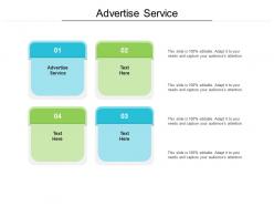 Advertise service ppt powerpoint presentation portfolio graphics design cpb