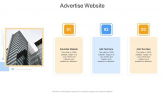 Advertise Website In Powerpoint And Google Slides Cpb