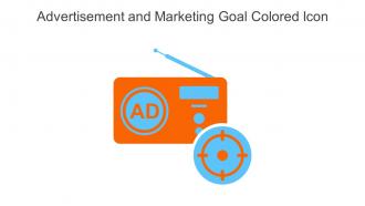 Advertisement And Marketing Goal Colored Icon In Powerpoint Pptx Png And Editable Eps Format