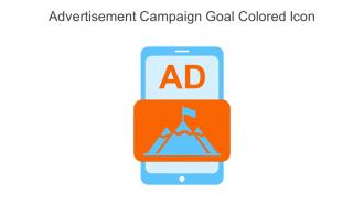 Advertisement Campaign Goal Colored Icon In Powerpoint Pptx Png And Editable Eps Format