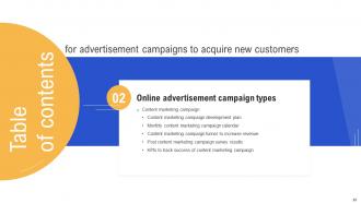 Advertisement Campaigns To Acquire New Customers Powerpoint Presentation Slides MKT CD V Impactful Compatible