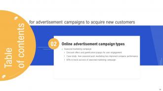 Advertisement Campaigns To Acquire New Customers Powerpoint Presentation Slides MKT CD V Analytical Compatible