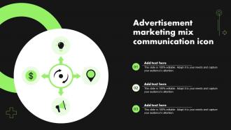 Advertisement Marketing Mix Communication Icon