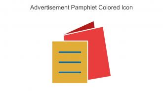 Advertisement Pamphlet Colored Icon In Powerpoint Pptx Png And Editable Eps Format