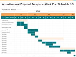 Advertisement proposal template work plan schedule analytics ppt powerpoint presentation pictures